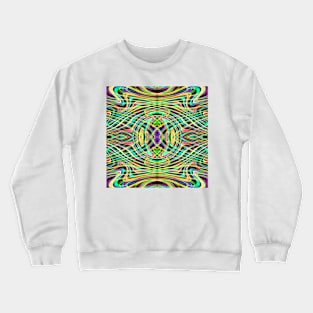 abstract green Crewneck Sweatshirt